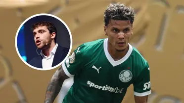 Fabrizio Romano revela lo que puede pasar con Richard Ríos en las próximas horas Foto: SE Palmeiras y Fabrizio Romano