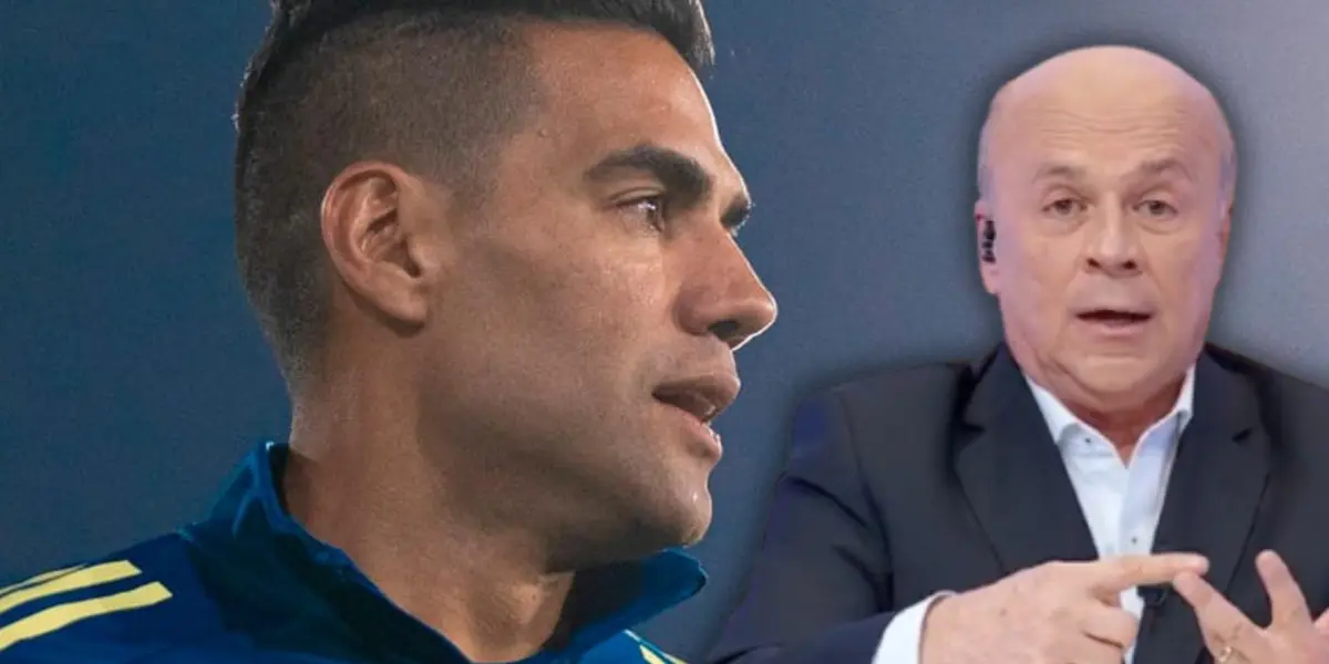 Falcao deja Millonarios y esto dijo CAV ante su salida Foto: Captura de Win Sports y MFC