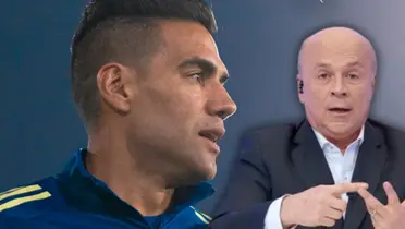 Falcao deja Millonarios y esto dijo CAV ante su salida Foto: Captura de Win Sports y MFC