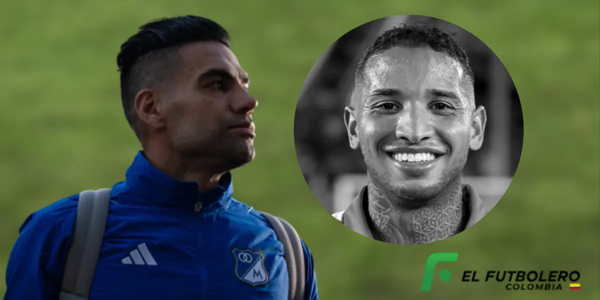 Falcao García y Juan Izquierdo. Foto: redes de Millonarios y Falcao García.