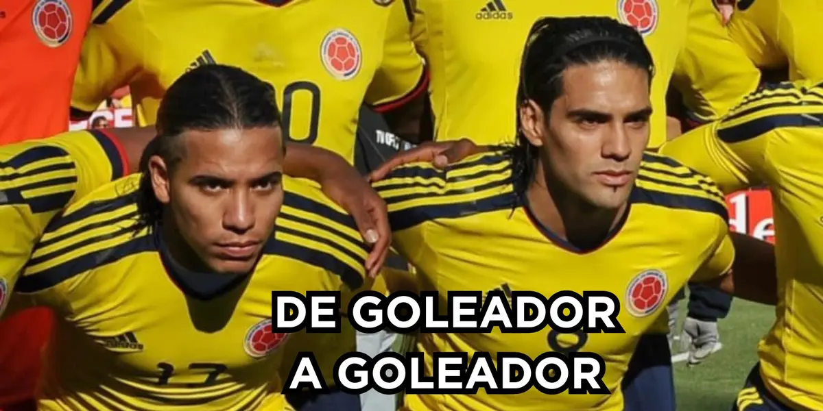 Falcao reaccionó por lo que logró Dayro Moreno. Foto tomada de Falcao en Twitter.