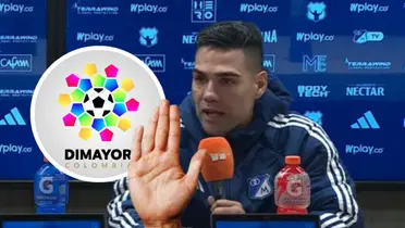 Falcao: Sus palabras polémicas y la inminente decisión de la Dimayor. Foto: Captura de Win Sports, Dimayor y Pexels