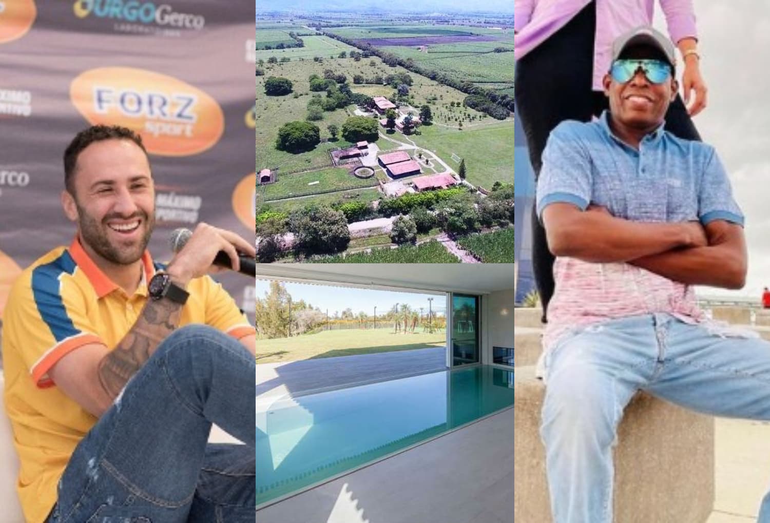 Faustino Asprilla nunca deja de mostrar los atractivos de su finca y David Ospina en silencio tiene tres propiedades de lujo en Colombia.