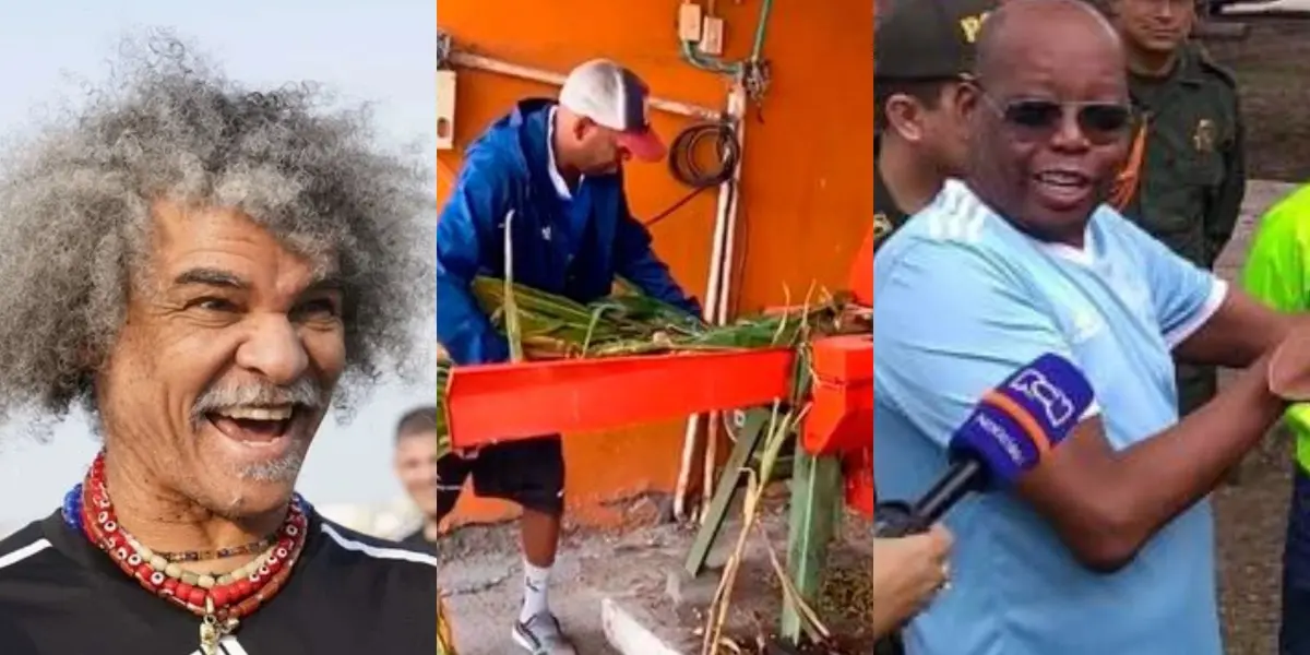 Faustino Asprilla está metido de lleno en el negocio de la caña de azúcar y Carlos Valderrama tiene en paralelo un negocio que marcha muy bien.