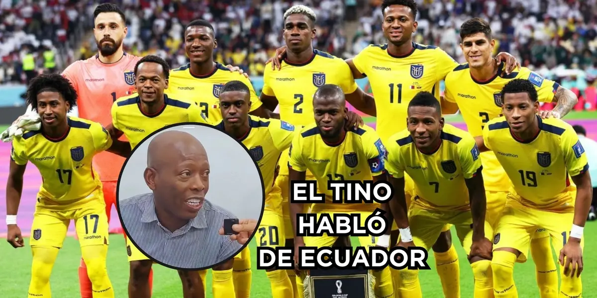 Faustino Asprilla habló de Ecuador. Foto de Ecuador tomada de ESPN Deportes, Asprilla captura de pantalla El Futbolred Ecuador Tik Tok.