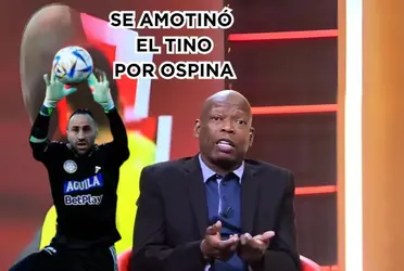 Faustino Asprilla reaccionó al caso de David Ospina en la Selección Colombia.