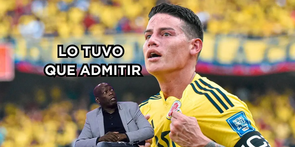 Faustino Asprilla reaccionó tras ver a James Rodríguez en la Selección Colombia.