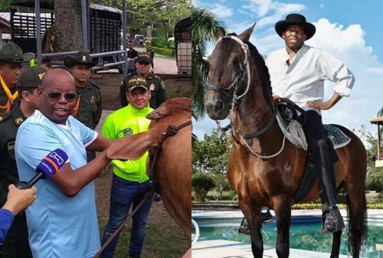 Faustino Asprilla se fue a pasar unos días a su finca en Tuluá y dejó un comentario particular sobre el tema de que estaría quebrado, también presentó lo que sería su nuevo posible negocio.