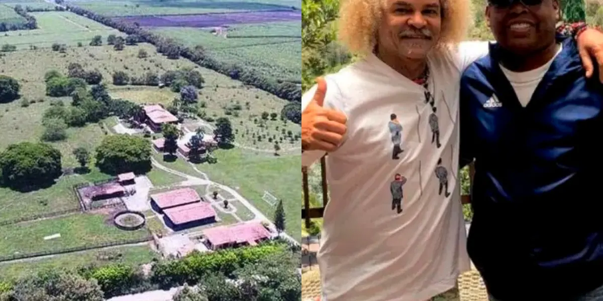 Faustino Asprilla tiene una inmensa finca en Tuluá y allí han ido cracks como Carlos Valderrama a pasarla bien.