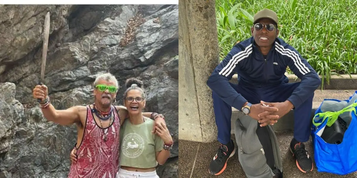 Faustino Asprilla y Carlos Valderrama armaron planes muy distintos en Semana Santa 2023.