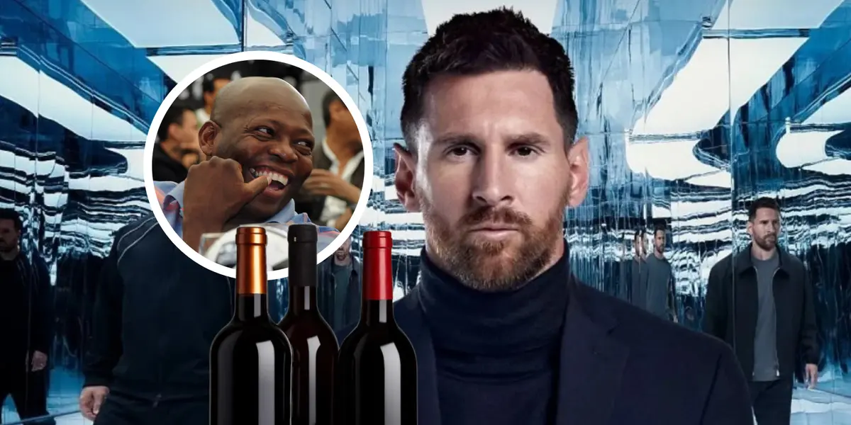 Faustino Asprilla y Lionel Messi Foto: Mdz Online y Semana