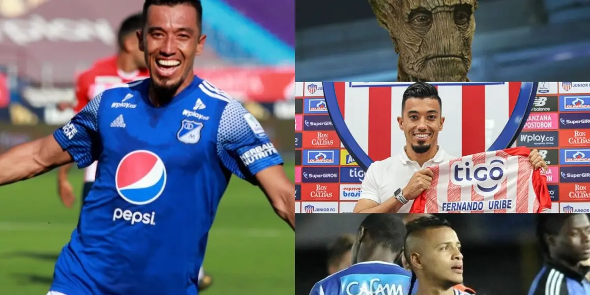 Fernando Uribe regresó a Millonarios tras su paso por Junior donde quemó banca y no fue el goleador que esperaban