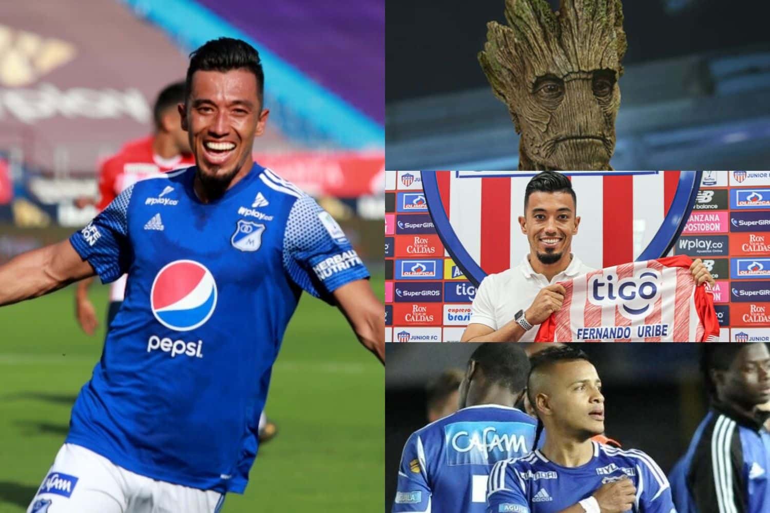 Fernando Uribe regresó a Millonarios tras su paso por Junior donde quemó banca y no fue el goleador que esperaban