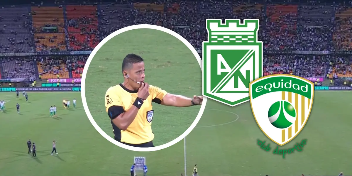 Final del partido, Atlético Nacional sumó nuevamente tres puntos en la Liga Betplay Foto: Captura de Win Sports y Escudoteca
