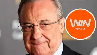 Florentino Pérez: Su polémica indirecta a Win Sports que no pasó desapercibida. Foto: Real Madrid y Win Sports