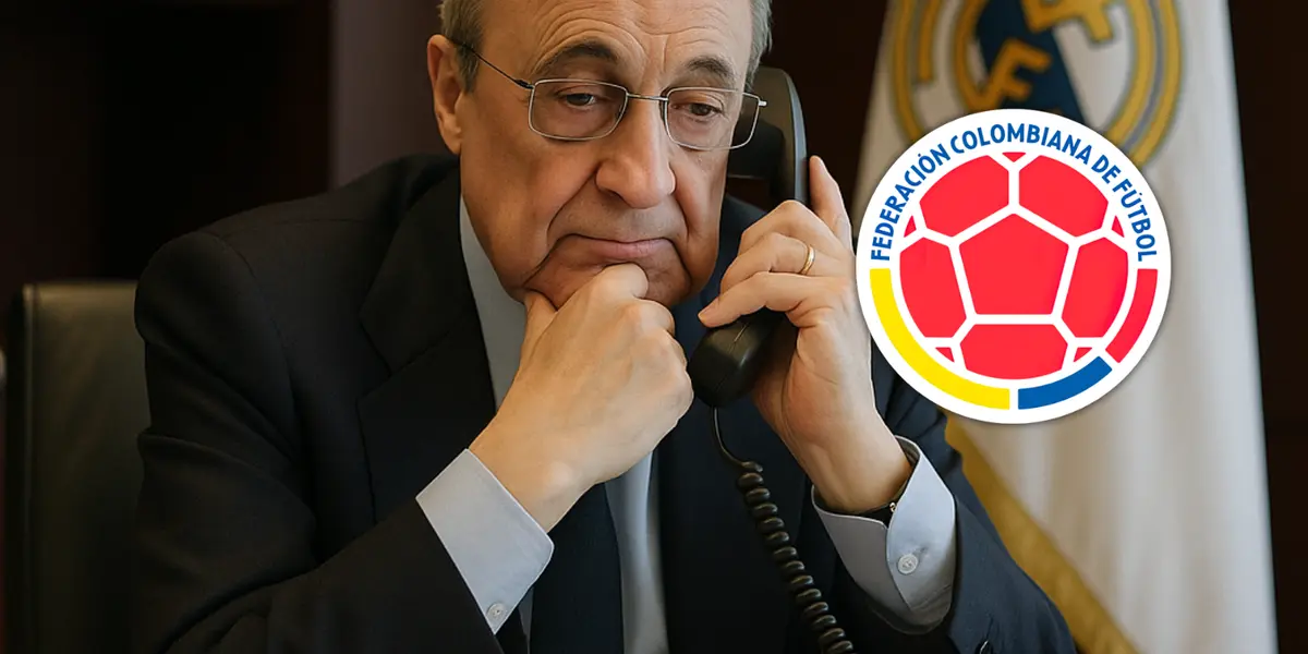 Florentino Pérez y el nuevo plan que tiene con el Real Madrid Foto: Creada con Chat GPT y Escudoteca