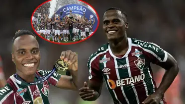 Fluminense ganó la recopa Sudamericana vs Liga de Quito (Foto tomada de redes Fluminense, Antena 2) 