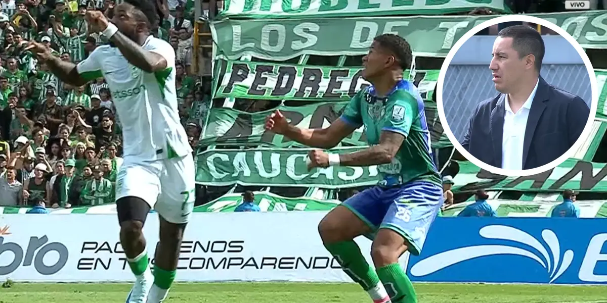 Fortaleza vs Atlético Nacional Foto: Captura de Win Sports