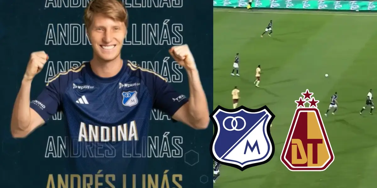 Foto: Captura de pantalla de Win Sports / Millonarios FC Twitter