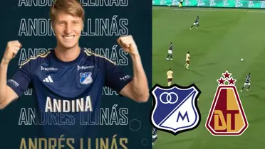 Foto: Captura de pantalla de Win Sports / Millonarios FC Twitter