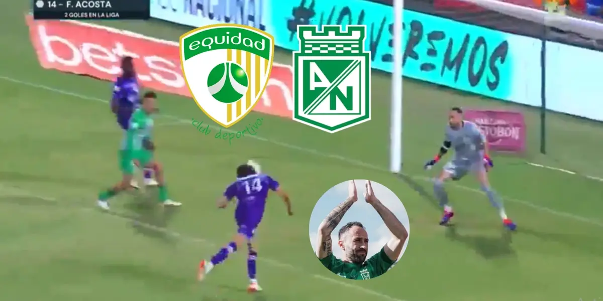 Foto: Captura de pantalla de Win Sports y Atlético Nacional Twitter