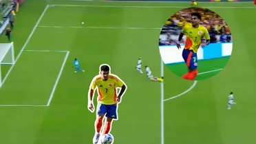Foto: Captura de pantalla Gol Caracol YouTube / Luis Díaz Twitter