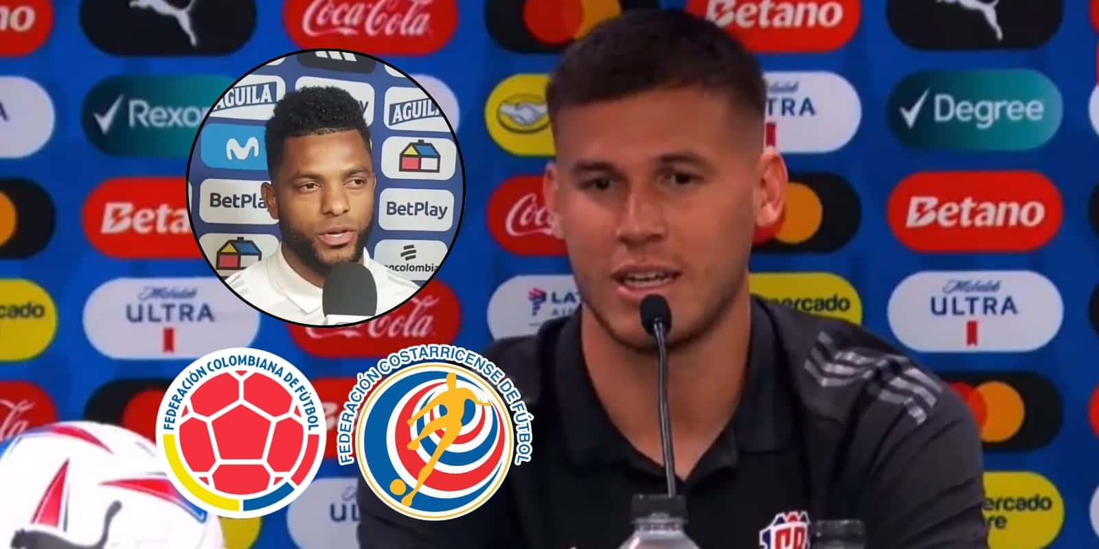 Foto: Captura de pantalla Tigo Sports Costa Rica / captura de pantalla El Vbar de Caracol Radio