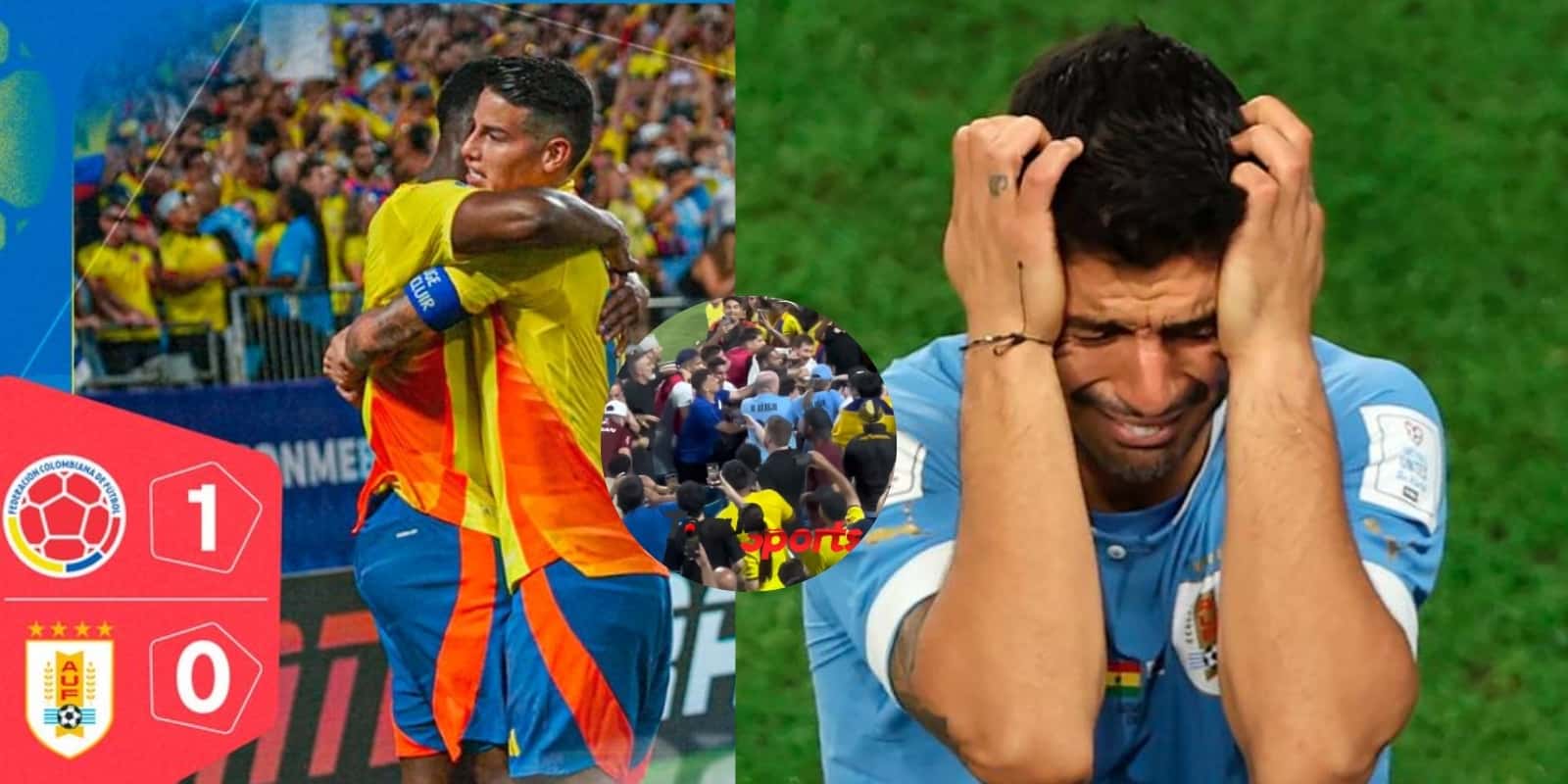 Foto: El Colombiano / FCF Twitter / Captura Toque Sports Twitter