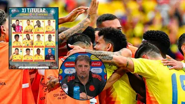 Foto: FCF Twitter / Captura de pantalla Gol Caracol en YouTube