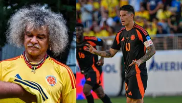 Foto: James Rodríguez Twitter / Carlos Valderrama Instagram