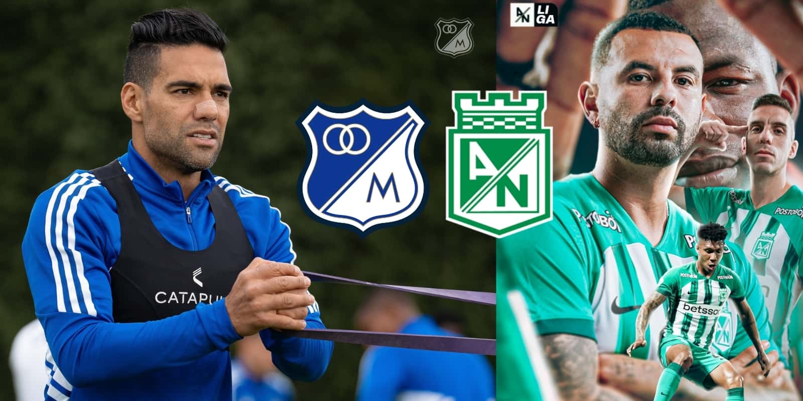 Foto: Millonarios FC Twitter / Atlético Nacional Twitter