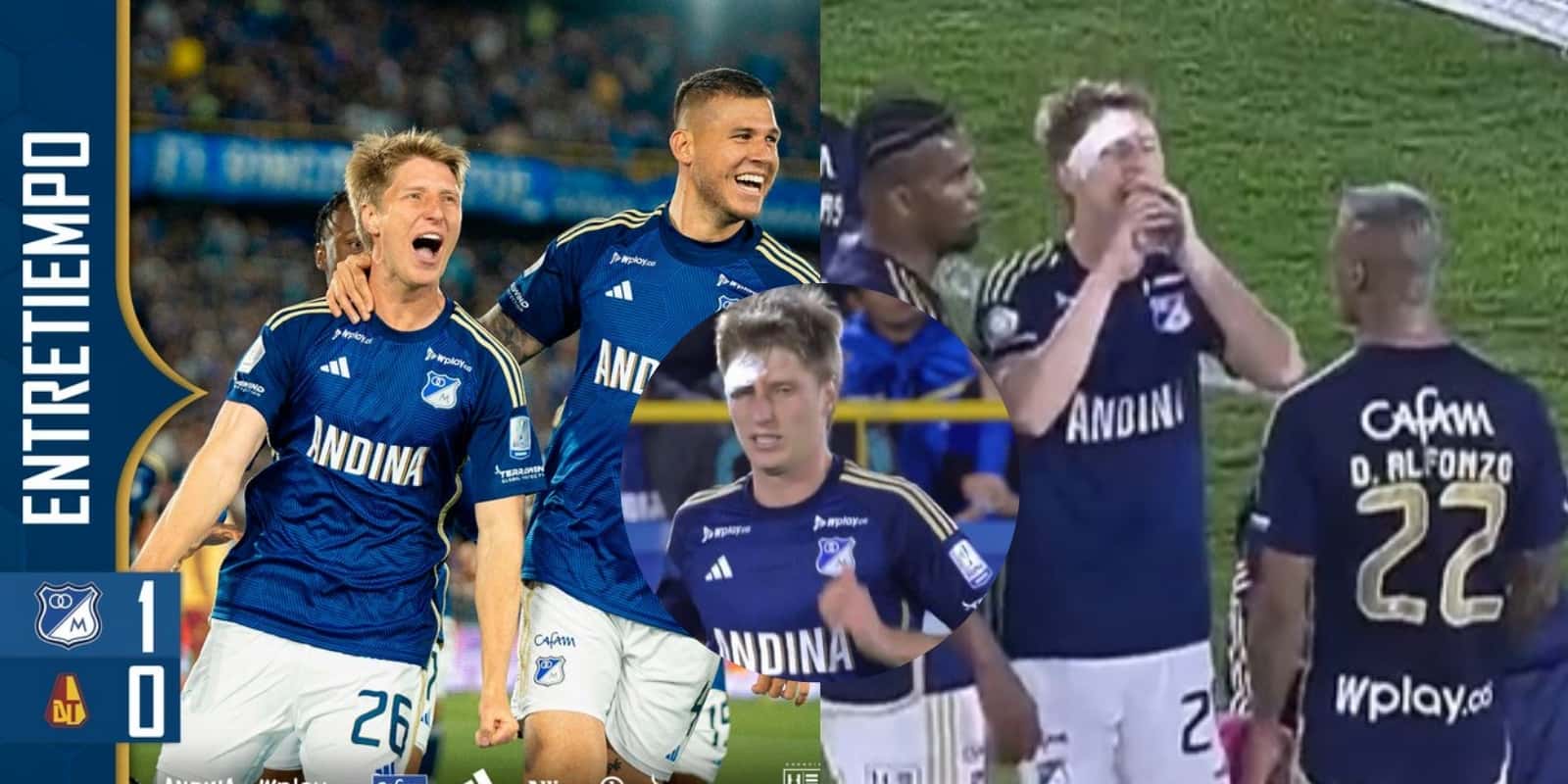 Foto: Millonarios FC Twitter / Captura de pantalla de Win Sports