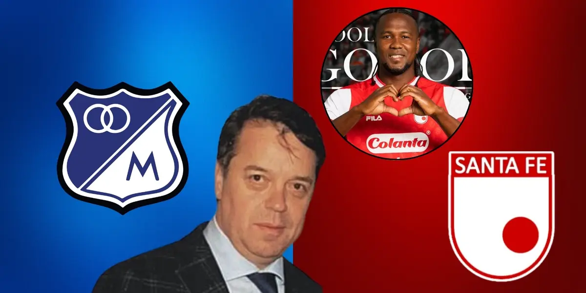 Foto: Millonarios FC Twitter / Santa Fe Twitter
