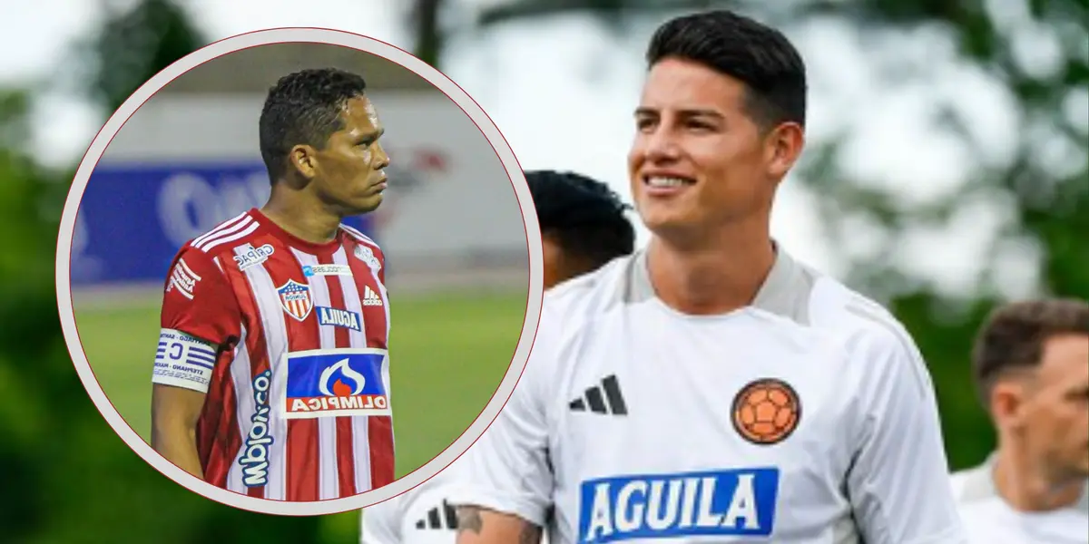 Foto: redes de Carlos Bacca y James.