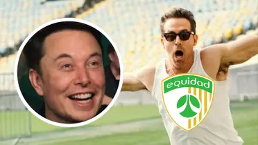Foto: redes de Elon Musk y Ryn Reynolds.