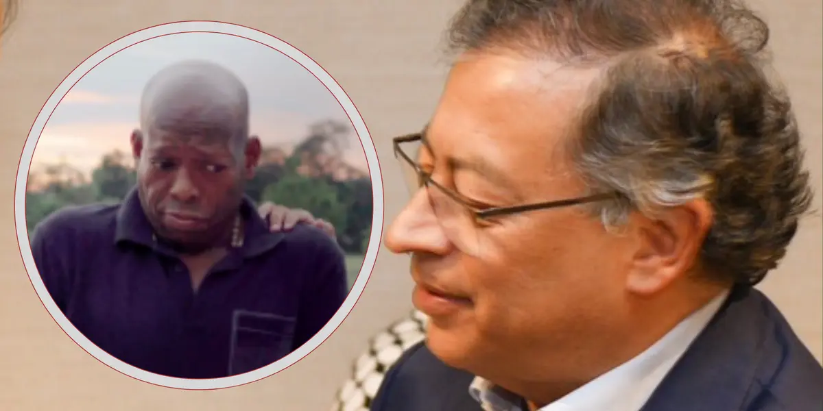 Foto: redes de Gustavo Petro y Faustino Asprilla.