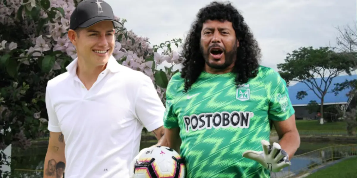 Foto: redes de James y de Nacional.