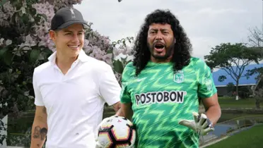 Foto: redes de James y de Nacional.