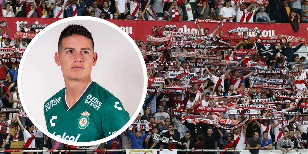 Foto: redes de James y el Rayo Vallecano.