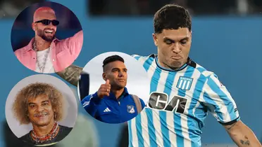 Foto: redes de Maluma, Millonarios, Juanfer y el Pibe.