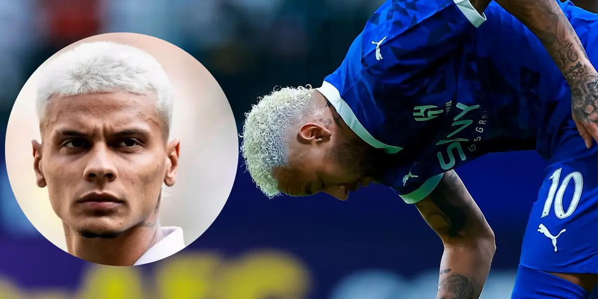 Foto: redes de Richard Ríos y Neymar Jr.