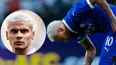 Foto: redes de Richard Ríos y Neymar Jr.