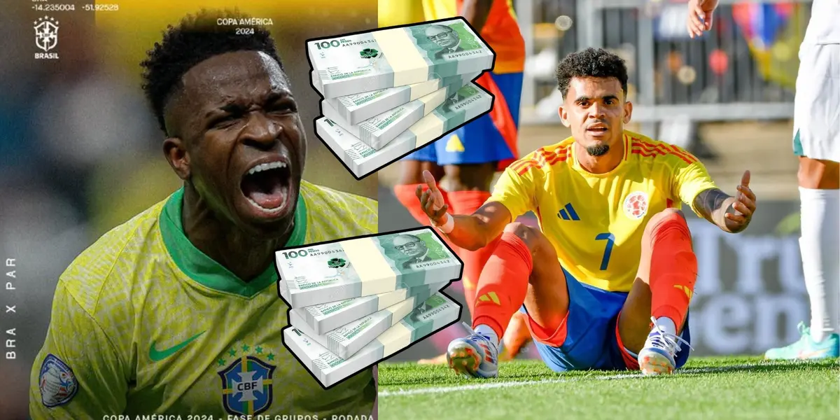 Foto: Selección Brasil Twitter / Luis Díaz Twitter