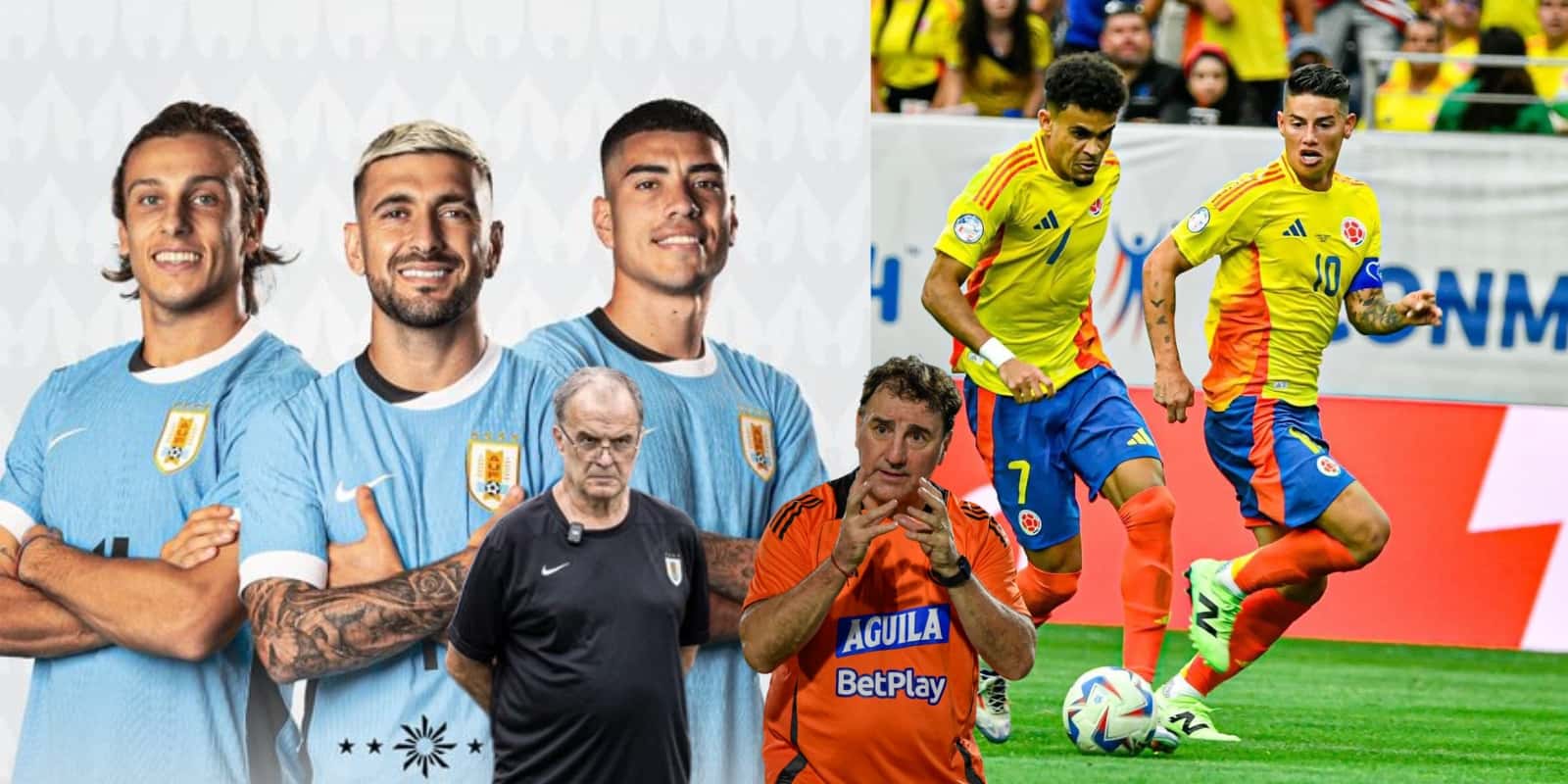Foto: Selección Uruguay Twitter / FCF Página Web / Luis Díaz Twitter