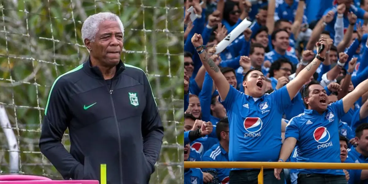 Francisco Maturana habría tenido un cruce con los hinchas de Millonarios FC.