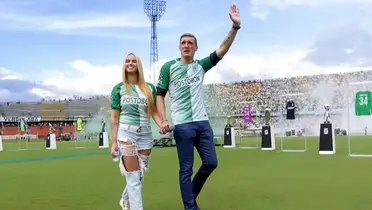 Franco Armani en su despedida de Atlético Nacional