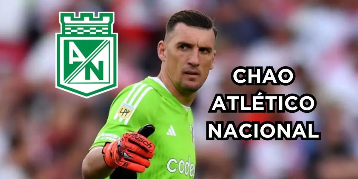 Franco Armani jugando con River Plate. Foto tomada de la Revista Semana.