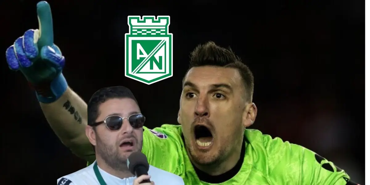 Franco Armani la tendría cuesta arriba para volver a Atlético Nacional.