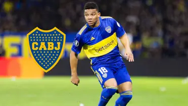 Frank Fabra Foto: Boca Juniors y Escudoteca