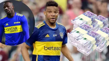 Frank Fabra gana $4 mil millones en Boca Juniors, el salario que tiene Advíncula